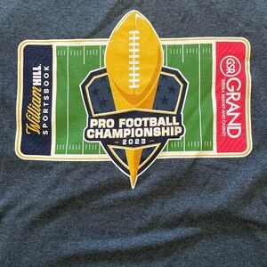 Pro Football Booking Grand Sierra Casino Gildan Heavy Cotton Charcoal Tee